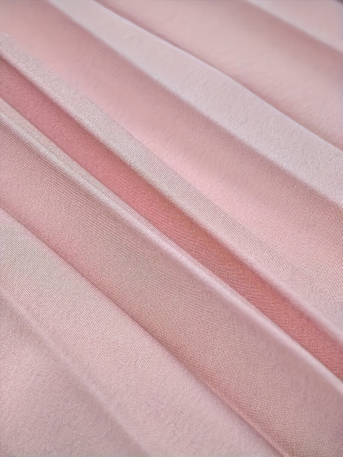 Elegant Long Sleeve Pleated Maxi Dress with Tie Waist - Soft Pink, Stand Collar, Flowing Design for Women, Perfect for Casual or Formal Occasions, Formal Attire|Sophisticated Style|Pleated Detailing, Dress